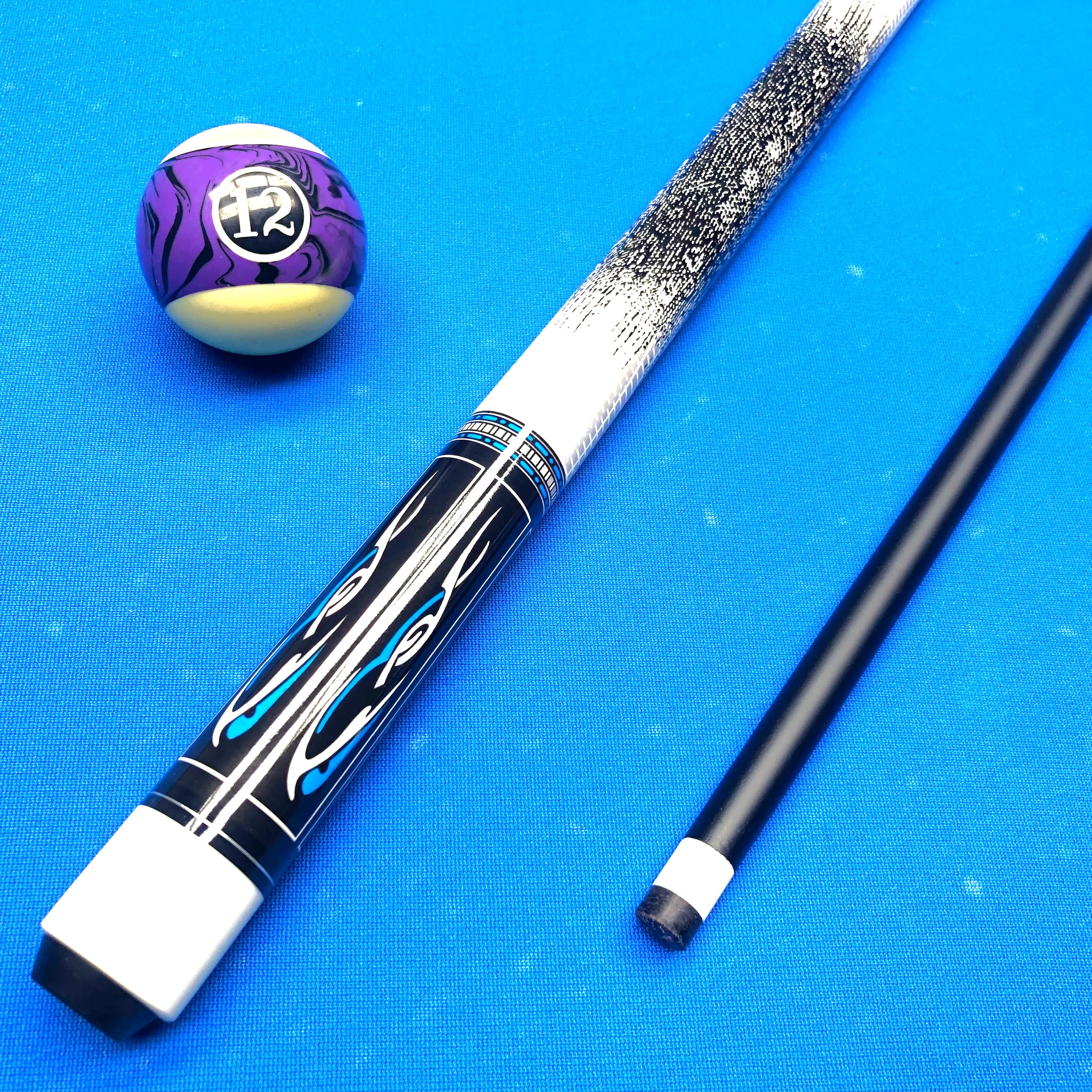 Heavy Duty 13mm 1/2 Split Pool Cue Hardwood Break Resistant Cue Stick Snake Print Pattern with Stainless Steel Joint
Heavy Duty 13mm 1/2 Split Pool Cue Hardwood Break Resistant Cue Stick Snake Print Pattern with Stainless Steel Joint