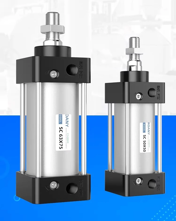 Pneumatic high thrust standard cylinder SC80/100/125X50X75X100X150X175X200X250X300
Pneumatic high thrust standard cylinder SC80/100/125X50X75X100X150X175X200X250X300