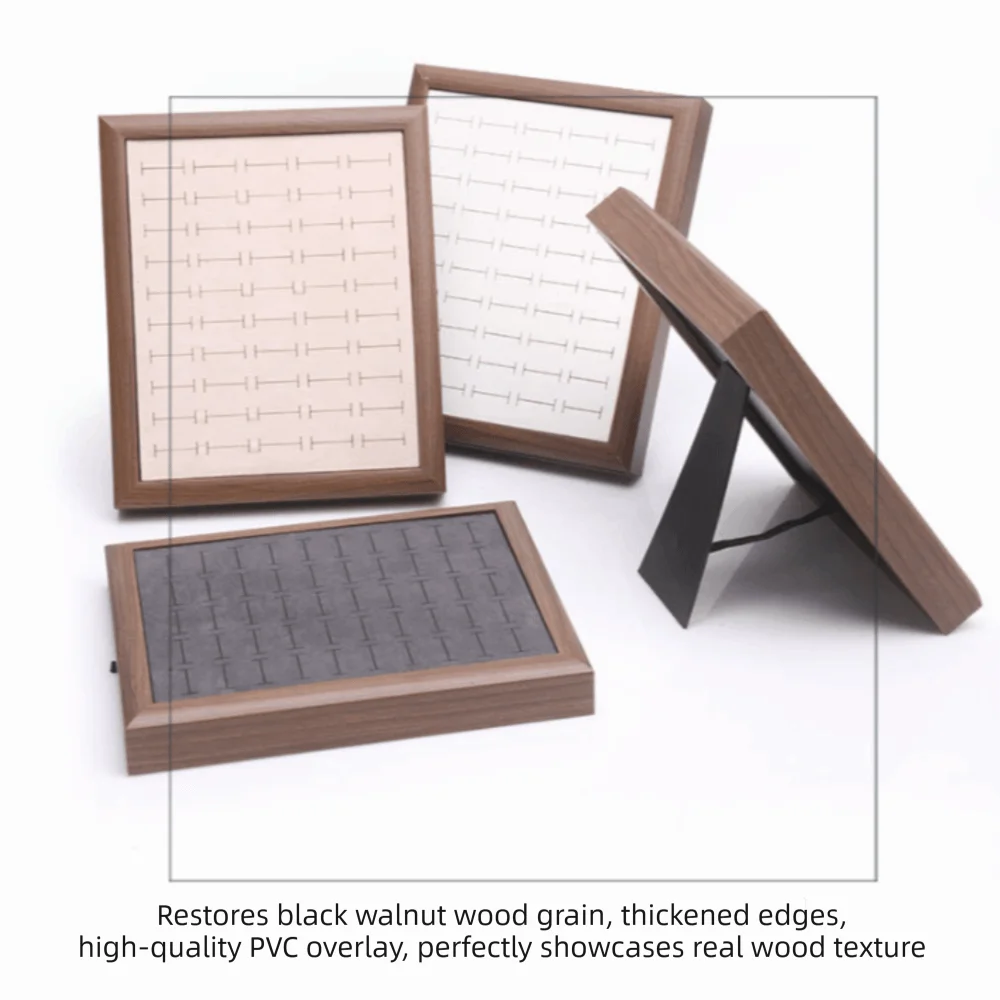 Elegant Fashion Jewelry Trays Velvet Leather Organizer 50 Slot Rings Display Holder Decoration Large Capacity
Elegant Fashion Jewelry Trays Velvet Leather Organizer 50 Slot Rings Display Holder Decoration Large Capacity