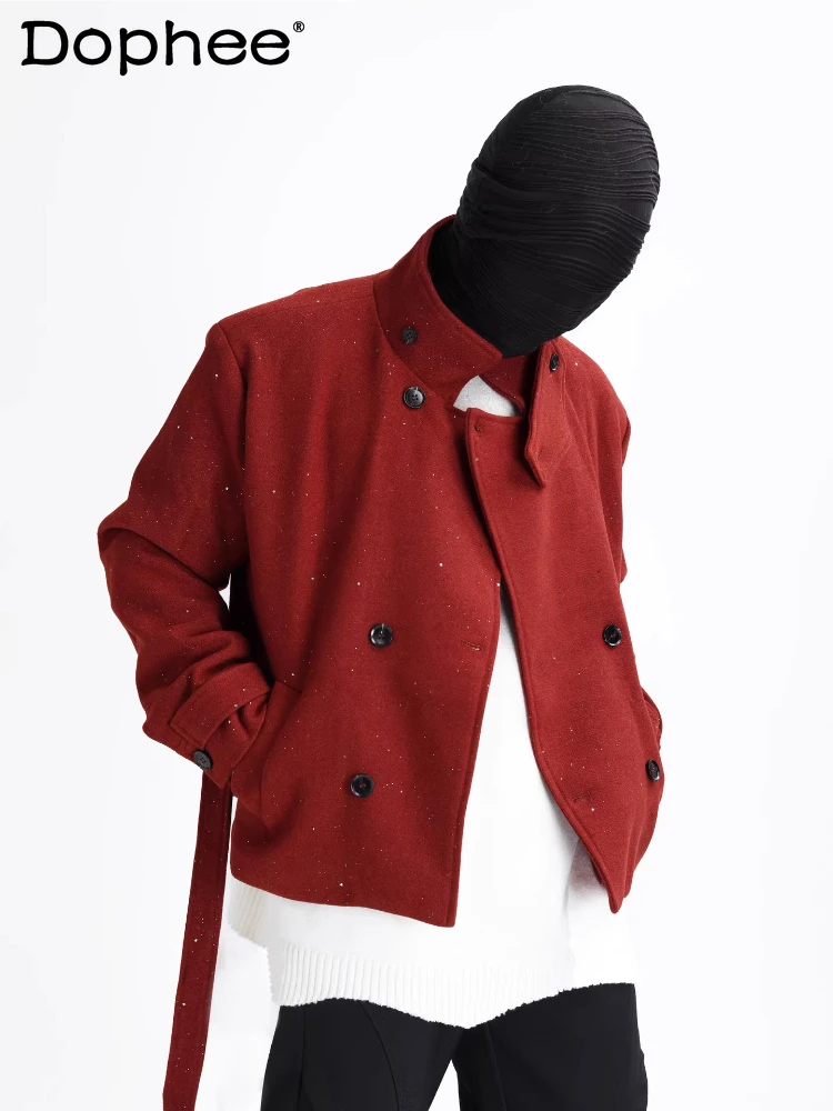 Men's 2025 Winter New Fine Flash Double-Breasted Solid Color Long Sleeve Jackets Thickened Stand Collar Coats High-End Parkas
Men's 2025 Winter New Fine Flash Double-Breasted Solid Color Long Sleeve Jackets Thickened Stand Collar Coats High-End Parkas