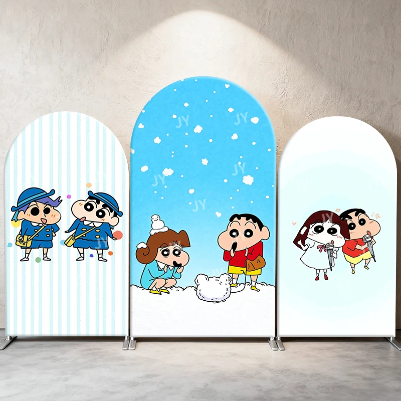 Crayon Shin Chan Winter Fun Theme Arch Backdrop Cover Cute Background For Children Birthday Baby Shower Party Photo Props
Crayon Shin Chan Winter Fun Theme Arch Backdrop Cover Cute Background For Children Birthday Baby Shower Party Photo Props