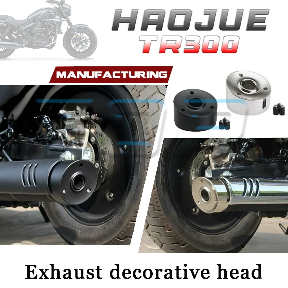 Black and silver HAOJUE TR300 exhaust pipe cap exhaust trim head 300tr tr300
Black and silver HAOJUE TR300 exhaust pipe cap exhaust trim head 300tr tr300