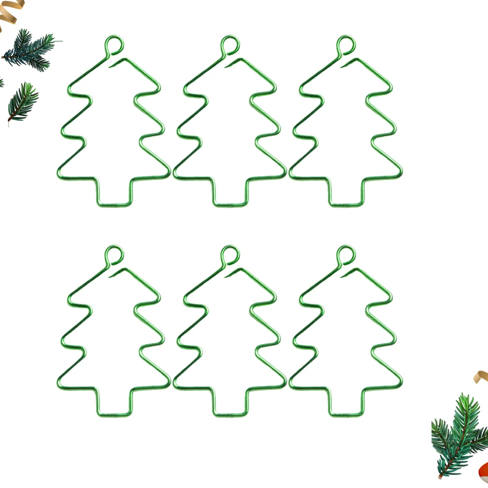 6 Pcs Bookmarks Christmas Tree Paper Clips for Christmas Tree Paper Clips Office Student Supplies Xmas Gifts
6 Pcs Bookmarks Christmas Tree Paper Clips for Christmas Tree Paper Clips Office Student Supplies Xmas Gifts