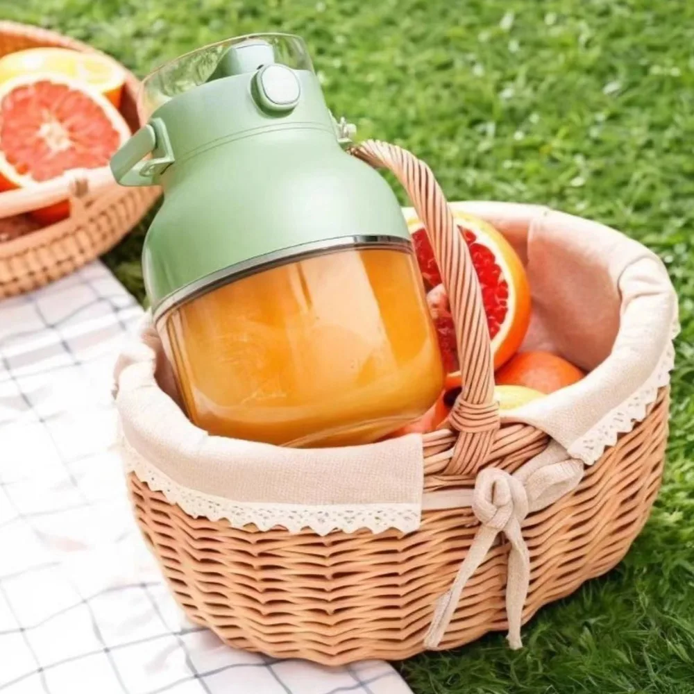 Многофункциональная соковыжималка с низким уровнем шума, высокая мощность, 4-лезвийная USB-соковыжималка, чашка, перезаряжаемая портативная соковыжималка для домашнего использования
Многофункциональная соковыжималка с низким уровнем шума, высокая мощность, 4-лезвийная USB-соковыжималка, чашка, перезаряжаемая портативная соковыжималка для домашнего использования