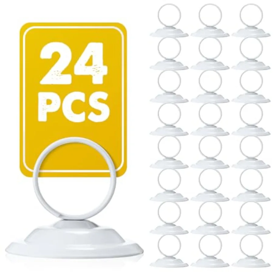 24 Pcs Table Number Holders-Metal Place Card Holders for Wedding Table Number Stands Tabletop Sign Stands for Photos, Menu, Mem
24 Pcs Table Number Holders-Metal Place Card Holders for Wedding Table Number Stands Tabletop Sign Stands for Photos, Menu, Mem