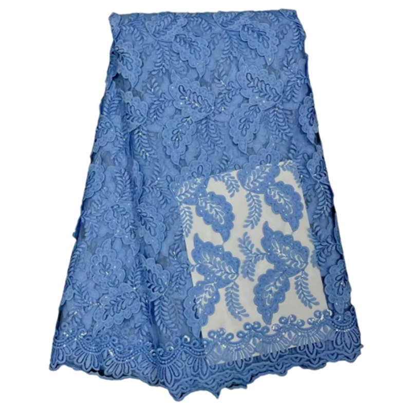 Sequins Tulle Lace Blue African Sequence Lace Fabric with Sequins High Quality Nigerian French Mesh Net Lace Fabric
Sequins Tulle Lace Blue African Sequence Lace Fabric with Sequins High Quality Nigerian French Mesh Net Lace Fabric