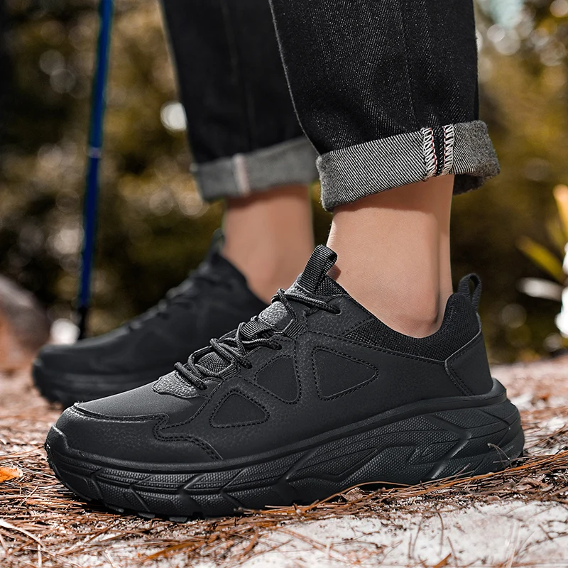Men's Hiking Shoes Suede Leather Outdoor Shoes Wear-resistant Men Trekking Walking Hunting Tactical Sneakers
Men's Hiking Shoes Suede Leather Outdoor Shoes Wear-resistant Men Trekking Walking Hunting Tactical Sneakers