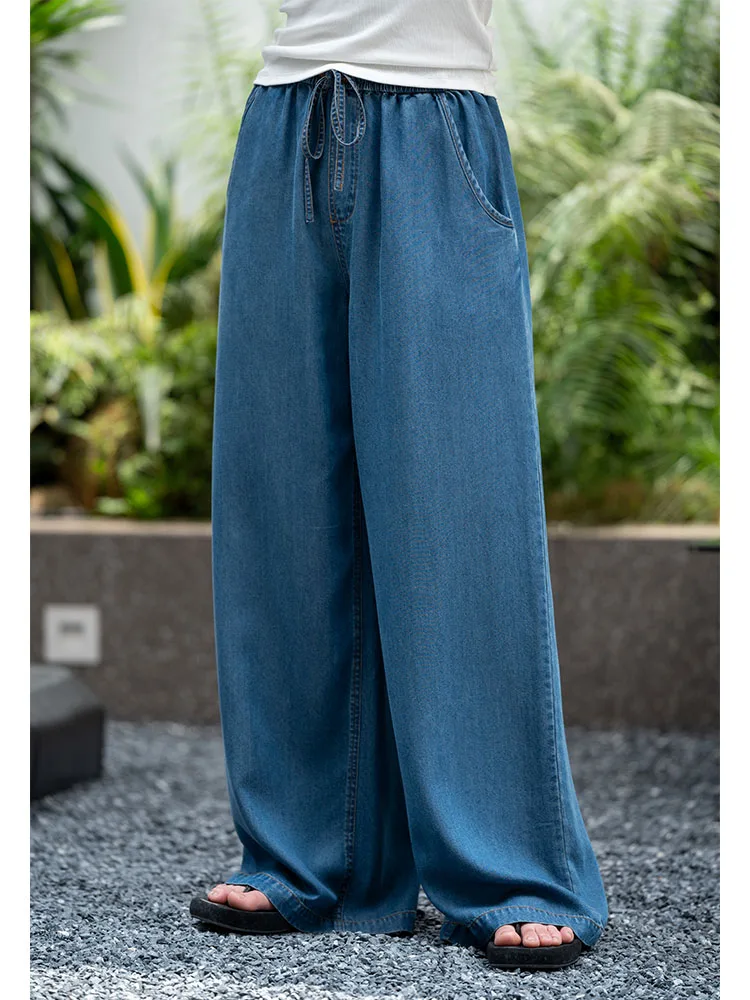 AshDust Women's Wide Leg Pants Lyrical Cool Sensation Loose Fit Straight Leg Trousers Vintage Lazy Feel Summer Thin Fabric
AshDust Women's Wide Leg Pants Lyrical Cool Sensation Loose Fit Straight Leg Trousers Vintage Lazy Feel Summer Thin Fabric
