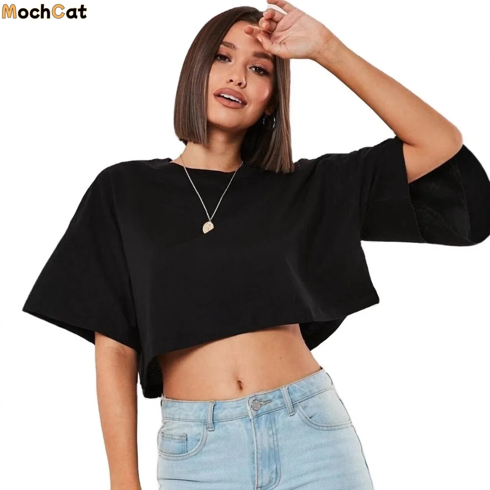 Ультракороткая футболка с U-образным вырезом, однотонная, в корейском стиле, базовая, черная, белая, укороченный топ для танцев
Ультракороткая футболка с U-образным вырезом, однотонная, в корейском стиле, базовая, черная, белая, укороченный топ для танцев