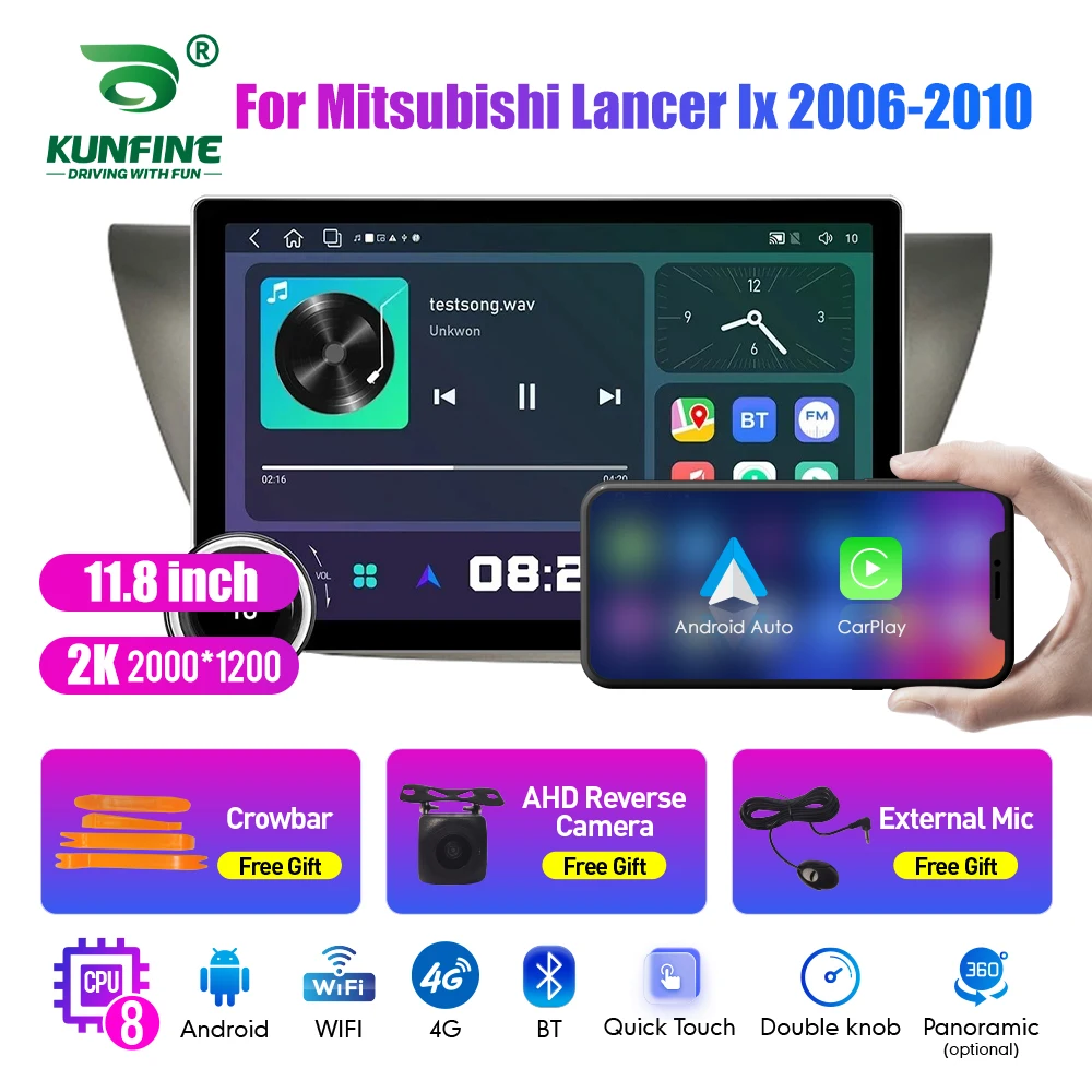 11.8 Inch 2K Double Knobs 2 Din Car Radio For Honda Lancer 2006-2010 Car Radio DVD Multimedia Video Player Android Auto Carplay
11.8 Inch 2K Double Knobs 2 Din Car Radio For Honda Lancer 2006-2010 Car Radio DVD Multimedia Video Player Android Auto Carplay