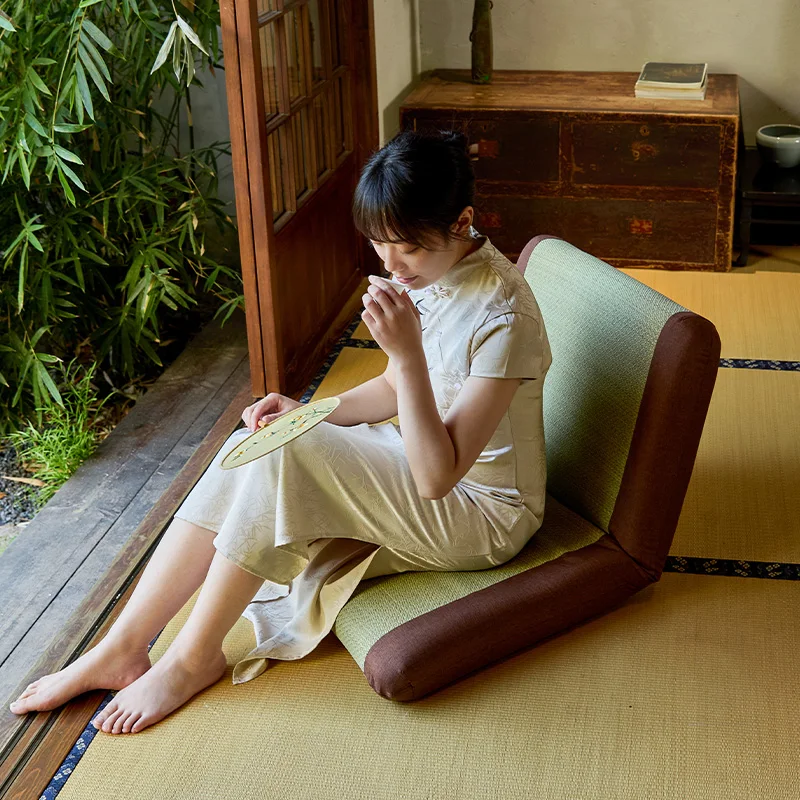 Japanese Floor Chair with Backrest Foldable Tatami Seat for Tea Ceremony Lazy Lounge Chair Ergonomic Sofa Cushion for Bay Window
Japanese Floor Chair with Backrest Foldable Tatami Seat for Tea Ceremony Lazy Lounge Chair Ergonomic Sofa Cushion for Bay Window