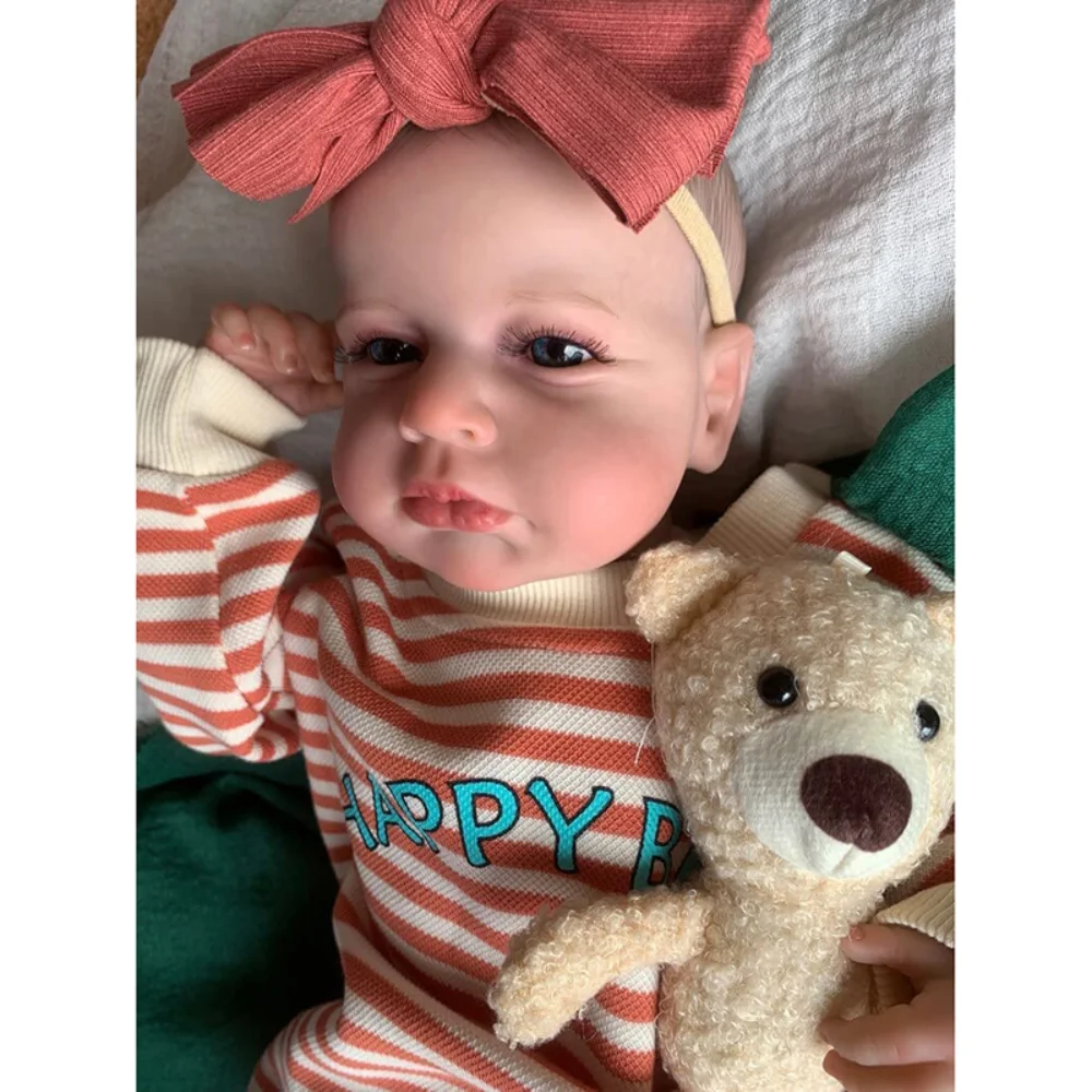 50cm Bebe Reborn Loulou Awake Handmade 3D Painting Skin Baby Dollwith Visible Veins Same as the Picture Reborn Dolls for Girls
50cm Bebe Reborn Loulou Awake Handmade 3D Painting Skin Baby Dollwith Visible Veins Same as the Picture Reborn Dolls for Girls