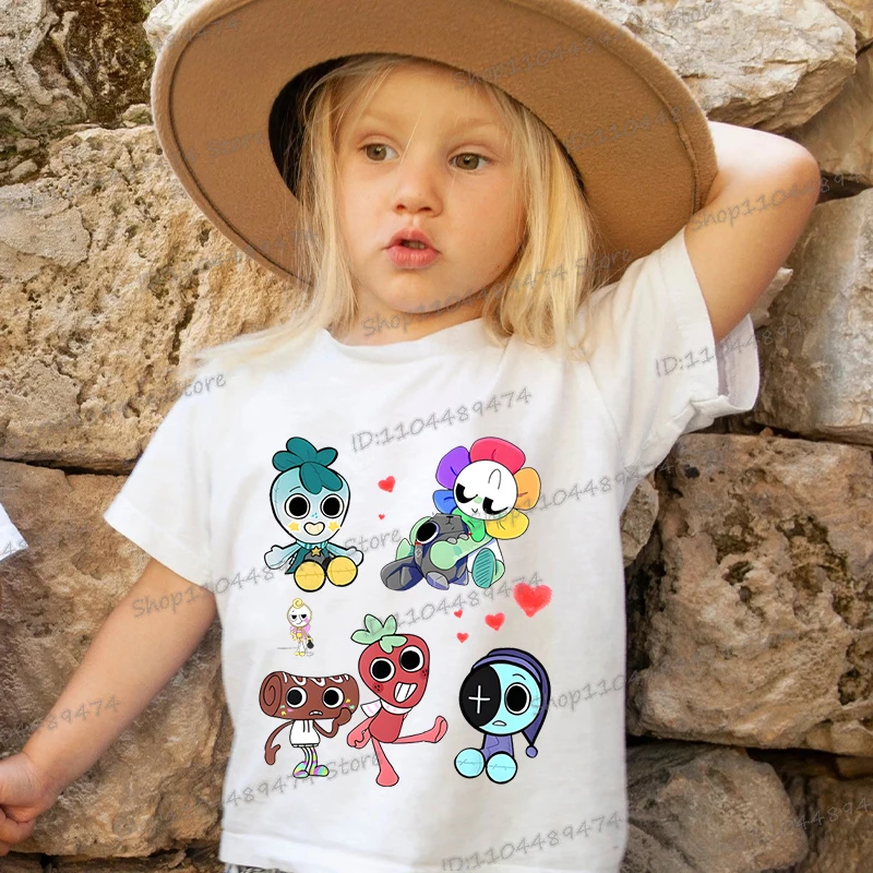 Summer New Trend Dandys World Print Cute Kids Short Sleeve T-Shirt Cartoon Game Figure Versatile Boys Girls Dandys World Tees
Summer New Trend Dandys World Print Cute Kids Short Sleeve T-Shirt Cartoon Game Figure Versatile Boys Girls Dandys World Tees