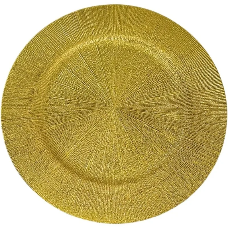 12pcs 13 Inch Circular Gold Charger Plate Set Reusable Elegant Table Plates for Holiday Parties
12pcs 13 Inch Circular Gold Charger Plate Set Reusable Elegant Table Plates for Holiday Parties