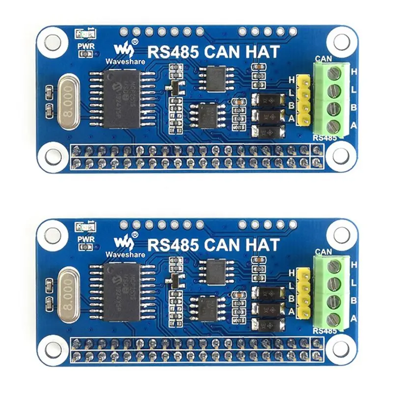 2X Waveshare MCP2515 RS485 Communication CAN BUS Module HAT Expansion Board For Raspberry Pi 3 Model B+ 3B Plus 4 4B
2X Waveshare MCP2515 RS485 Communication CAN BUS Module HAT Expansion Board For Raspberry Pi 3 Model B+ 3B Plus 4 4B