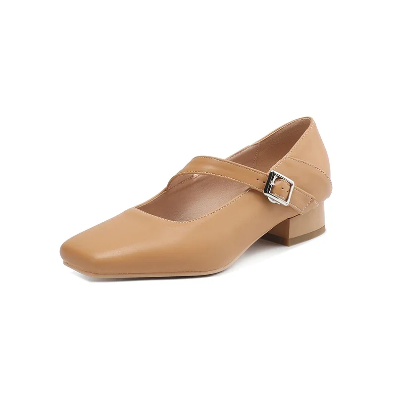 High heels for ladies Thick Heel Fashion trend simple and elegant womens shoes with design Square toes
High heels for ladies Thick Heel Fashion trend simple and elegant womens shoes with design Square toes