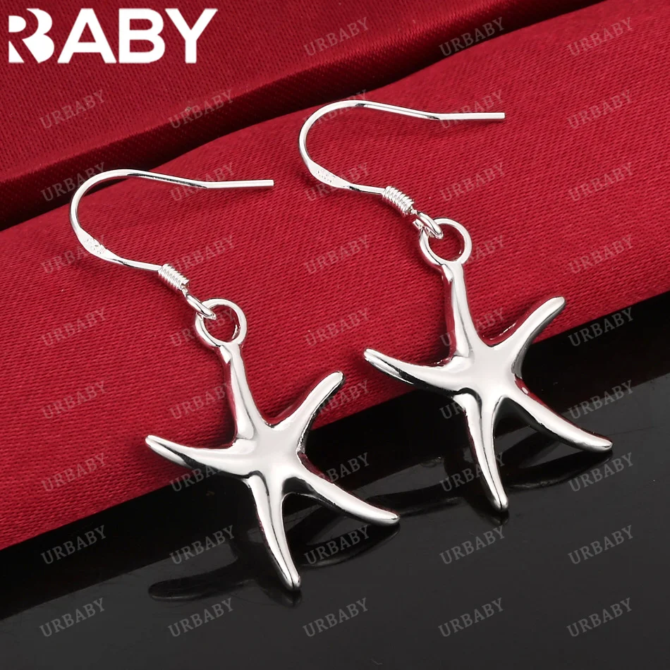 URBABY 925 Sterling Silver Earrings Star Starfish Drop Earrings For Women Jewelry Fashion Party and Daily Wear
URBABY 925 Sterling Silver Earrings Star Starfish Drop Earrings For Women Jewelry Fashion Party and Daily Wear