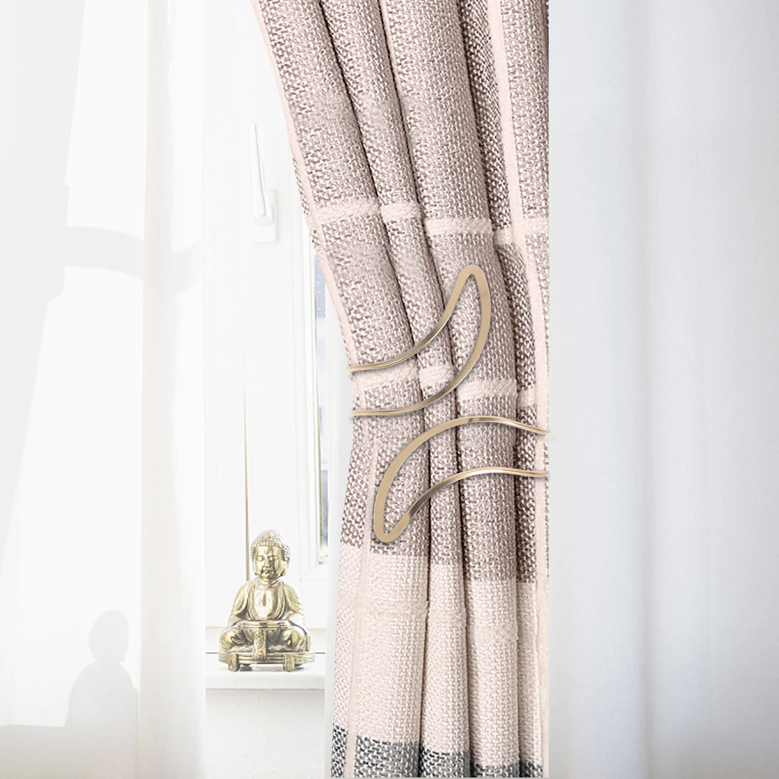 2 Pcs Curtain Tie Holdback Drapery Clips Decorative Buckle Pull Backs Holdbacks Curtains
2 Pcs Curtain Tie Holdback Drapery Clips Decorative Buckle Pull Backs Holdbacks Curtains