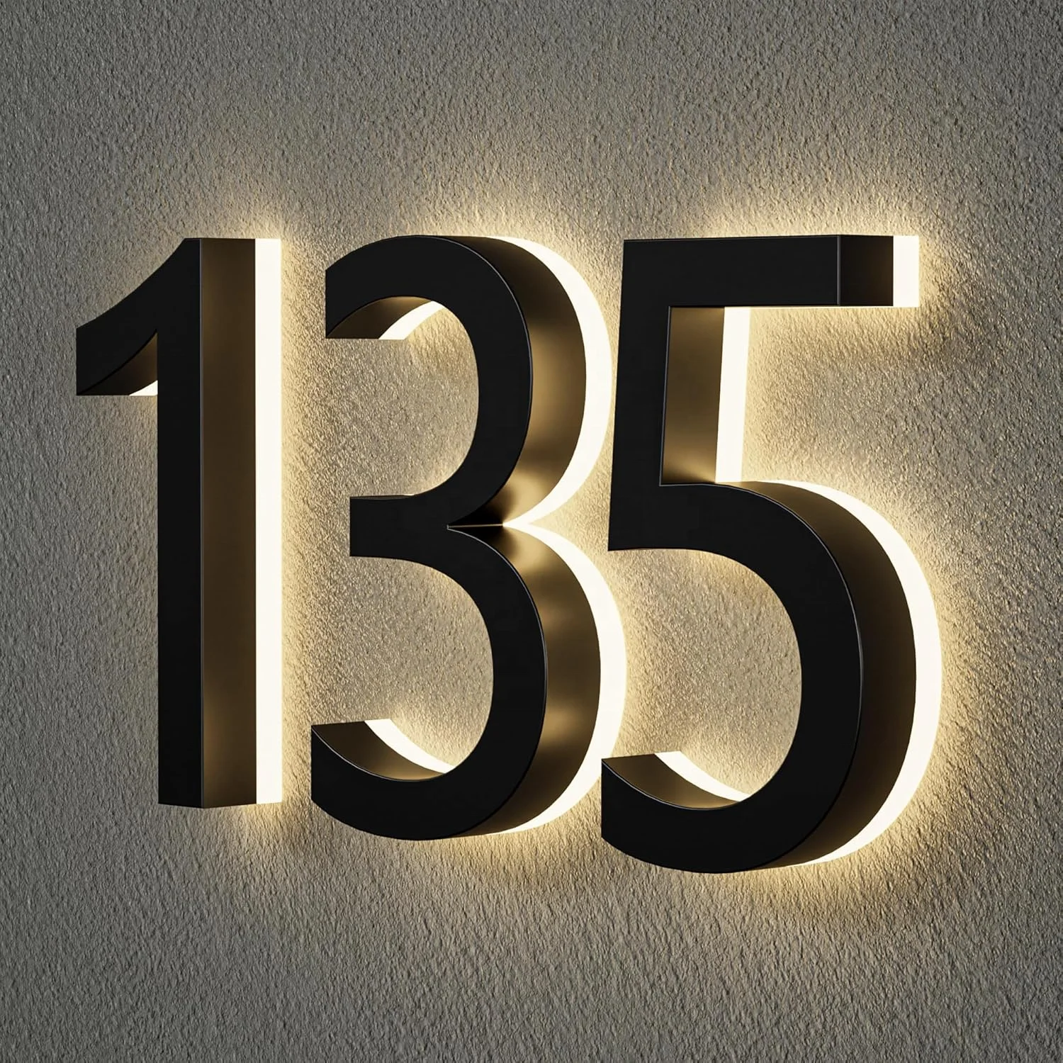 MK1Large LED Address Numbers Light-Up Solar Illuminated House Signs for Outdoor Use on Houses Restaurants Car Garages
MK1Large LED Address Numbers Light-Up Solar Illuminated House Signs for Outdoor Use on Houses Restaurants Car Garages