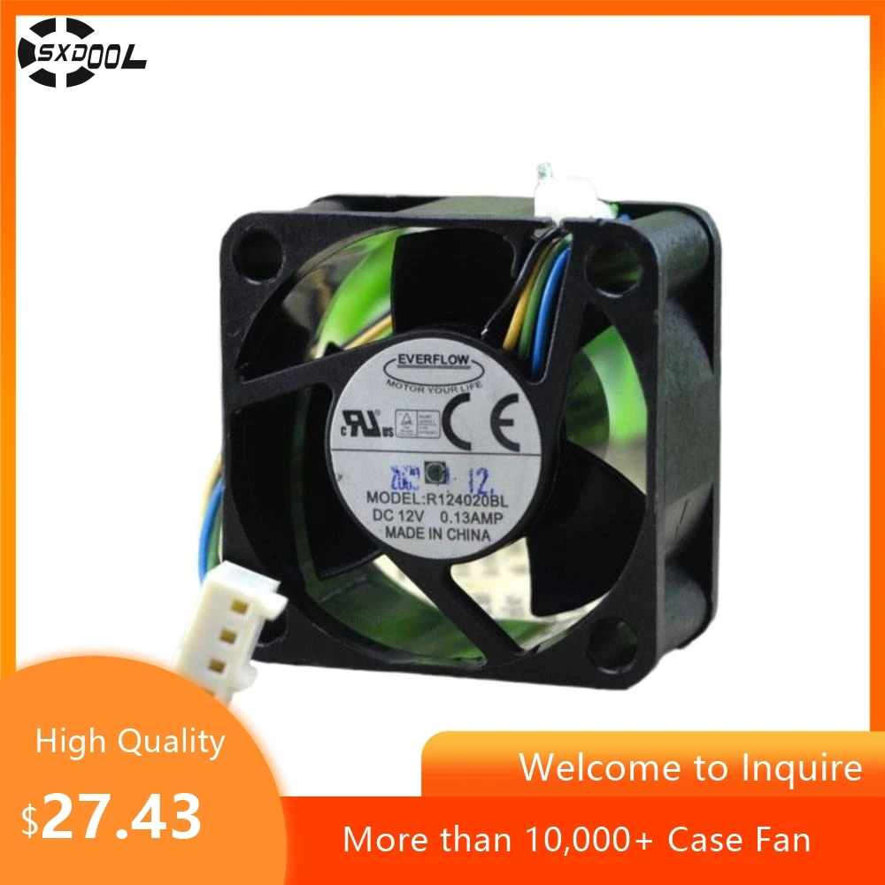 для Everflow R 124020 BL 4020 12 В 0,13 А охлаждающий вентилятор с двойным шарикоподшипником для небольшого оборудования электроники
для Everflow R 124020 BL 4020 12 В 0,13 А охлаждающий вентилятор с двойным шарикоподшипником для небольшого оборудования электроники
