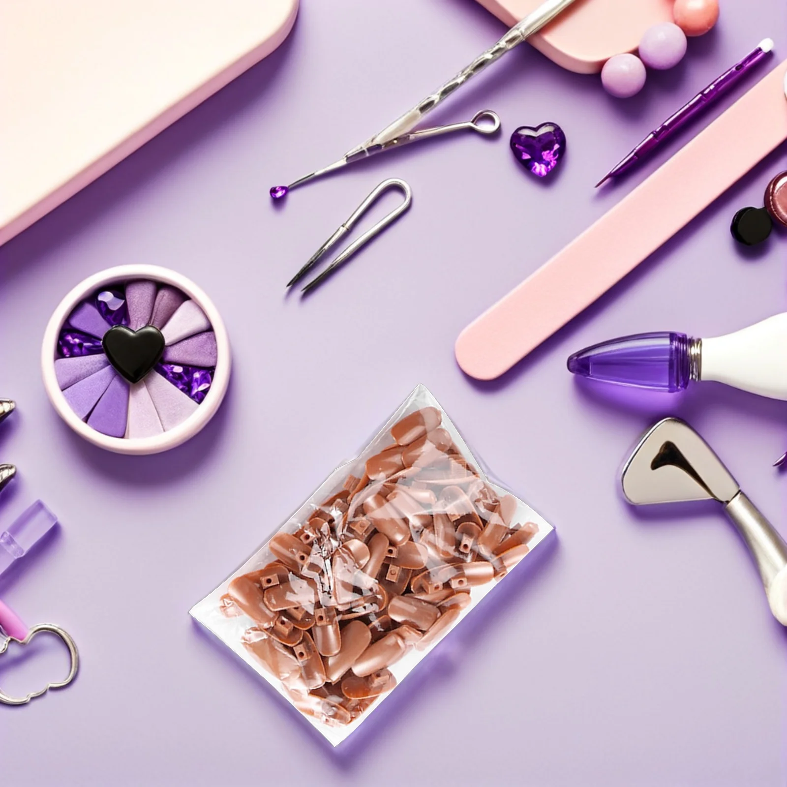 300pcs Practice Nails Fake Tips No Glue Faux Manicure Fingers Plastic Press On Kit Nail Art Beginners Salon Students Training 
300pcs Practice Nails Fake Tips No Glue Faux Manicure Fingers Plastic Press On Kit Nail Art Beginners Salon Students Training