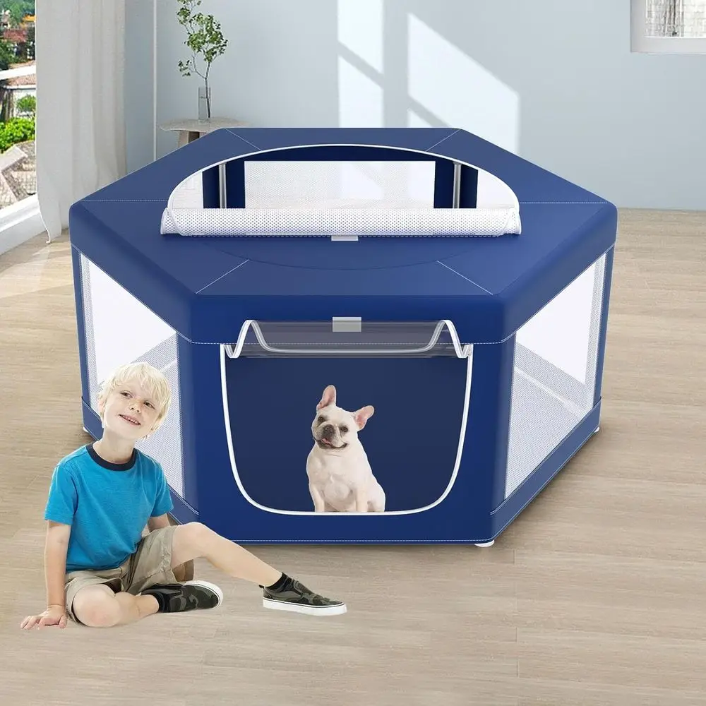 45x45 Inches Hexagonal Type Puppy Playpen, Dog Playpen or Puppies or Small Dogs, Dog ence Pet Playpen or Indoor & Outdoor, Sturd
45x45 Inches Hexagonal Type Puppy Playpen, Dog Playpen or Puppies or Small Dogs, Dog ence Pet Playpen or Indoor & Outdoor, Sturd