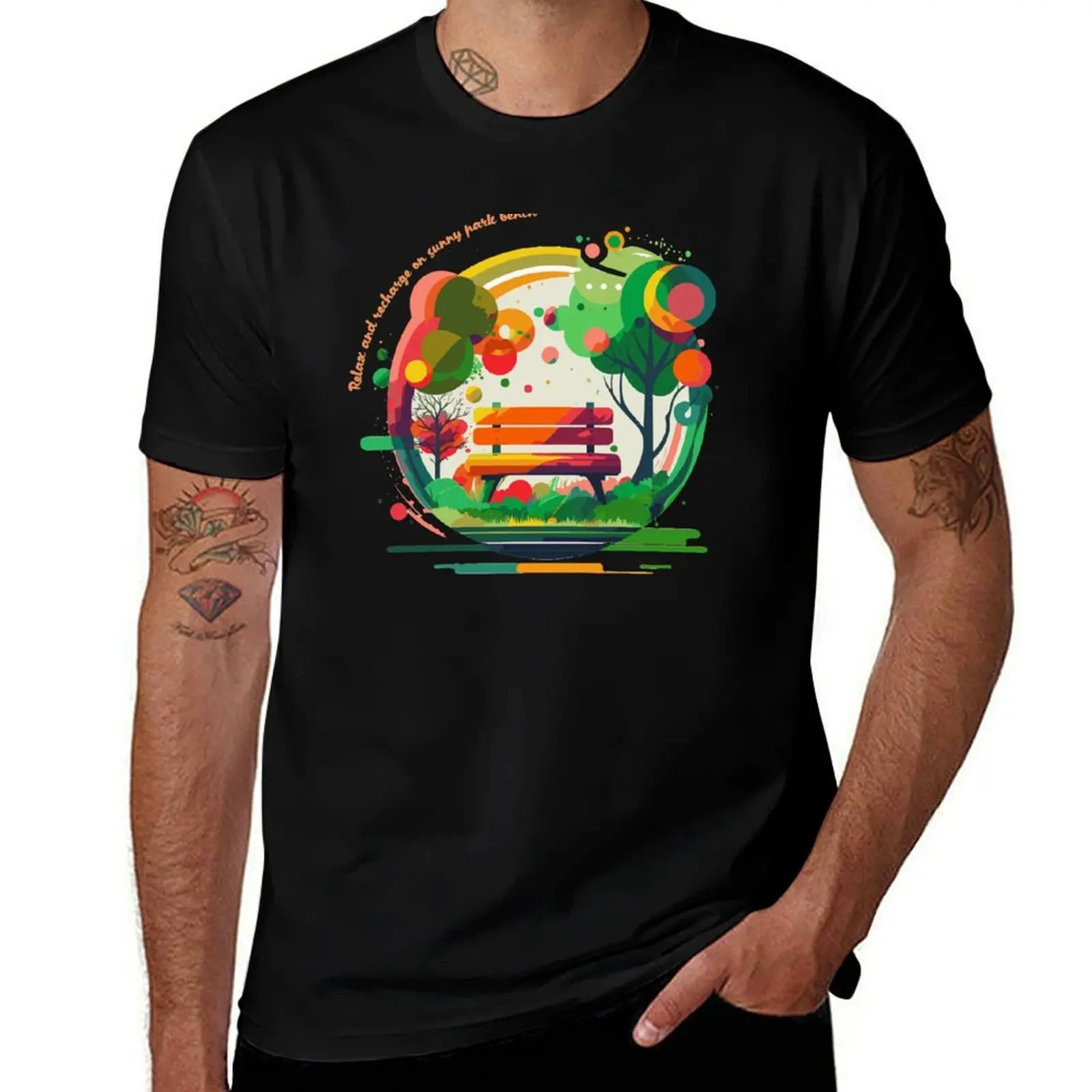 Relax and take it easy at park bench T-Shirt vintage summer top man t shirt tshirts personalised funny t shirts for men
Relax and take it easy at park bench T-Shirt vintage summer top man t shirt tshirts personalised funny t shirts for men
