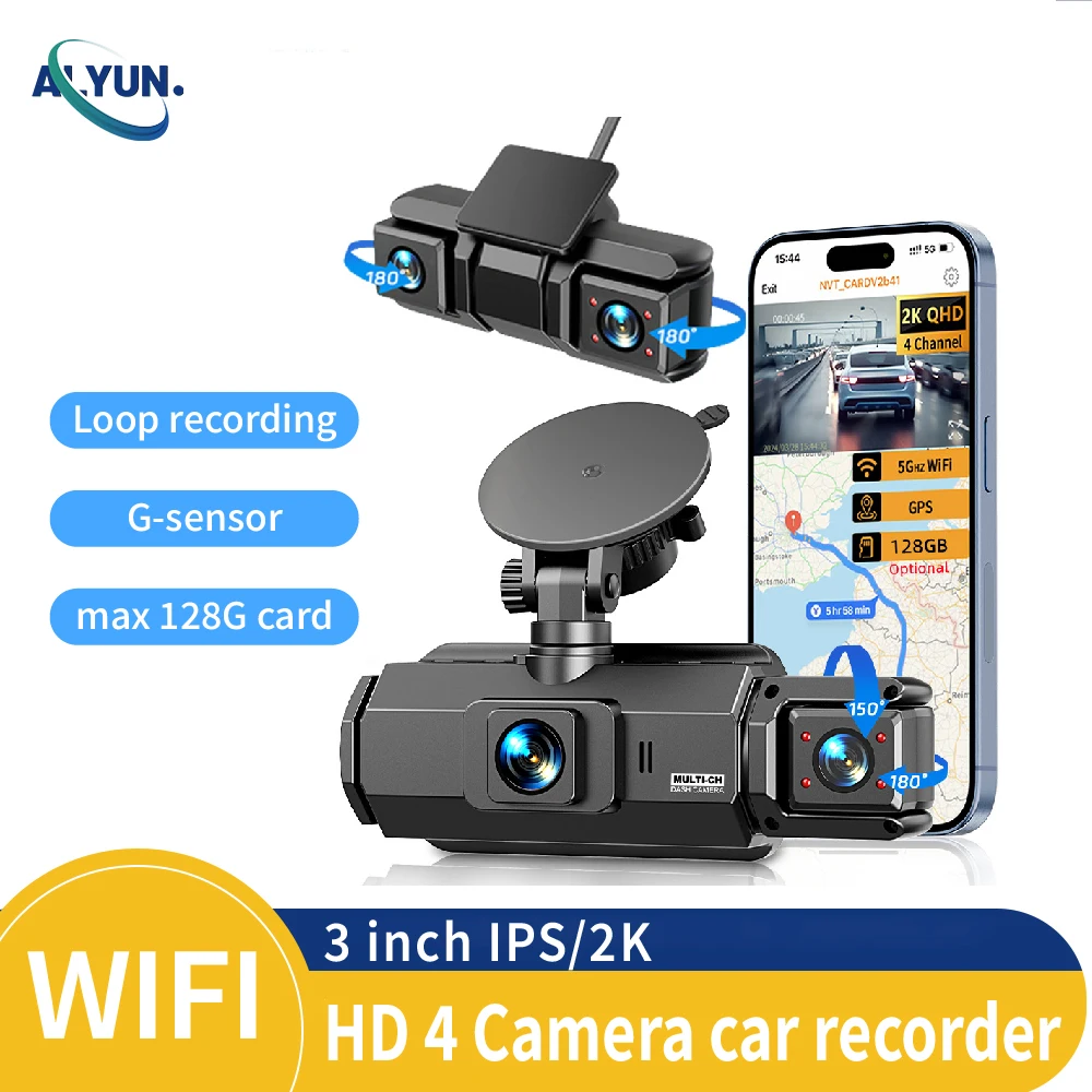 3-дюймовый IPS Wi-Fi видеорегистратор HD 1080P 4 камеры Автомобильный видеорегистратор для вождения Широкоугольный видеорегистратор ночного видения Черный ящик Автомобильные аксессуары
3-дюймовый IPS Wi-Fi видеорегистратор HD 1080P 4 камеры Автомобильный видеорегистратор для вождения Широкоугольный видеорегистратор ночного видения Черный ящик Автомобильные аксессуары