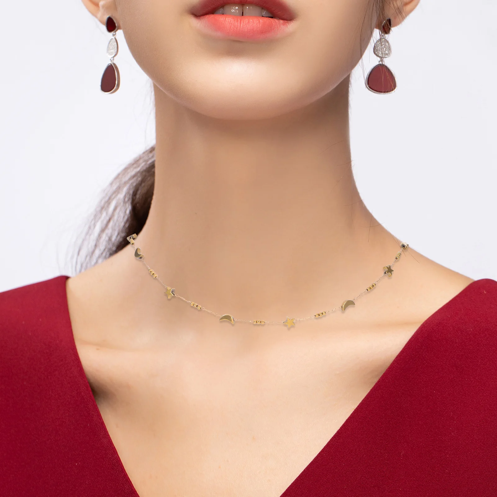 Stainless Steel Trinket Link Chain For Jewelry Making Moon Star Design Cuttable Necklace Bracelet Anklet Supplies Hypoallergenic
Stainless Steel Trinket Link Chain For Jewelry Making Moon Star Design Cuttable Necklace Bracelet Anklet Supplies Hypoallergenic