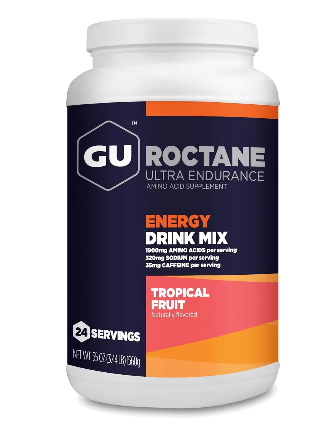 Energy Drink Mix for Endurance Sports, 59g Carbs, 320mg Sodium, 1900mg Amino Acids, 35mg Caffeine, Tropical Fruit, 3.44 lb
Energy Drink Mix for Endurance Sports, 59g Carbs, 320mg Sodium, 1900mg Amino Acids, 35mg Caffeine, Tropical Fruit, 3.44 lb