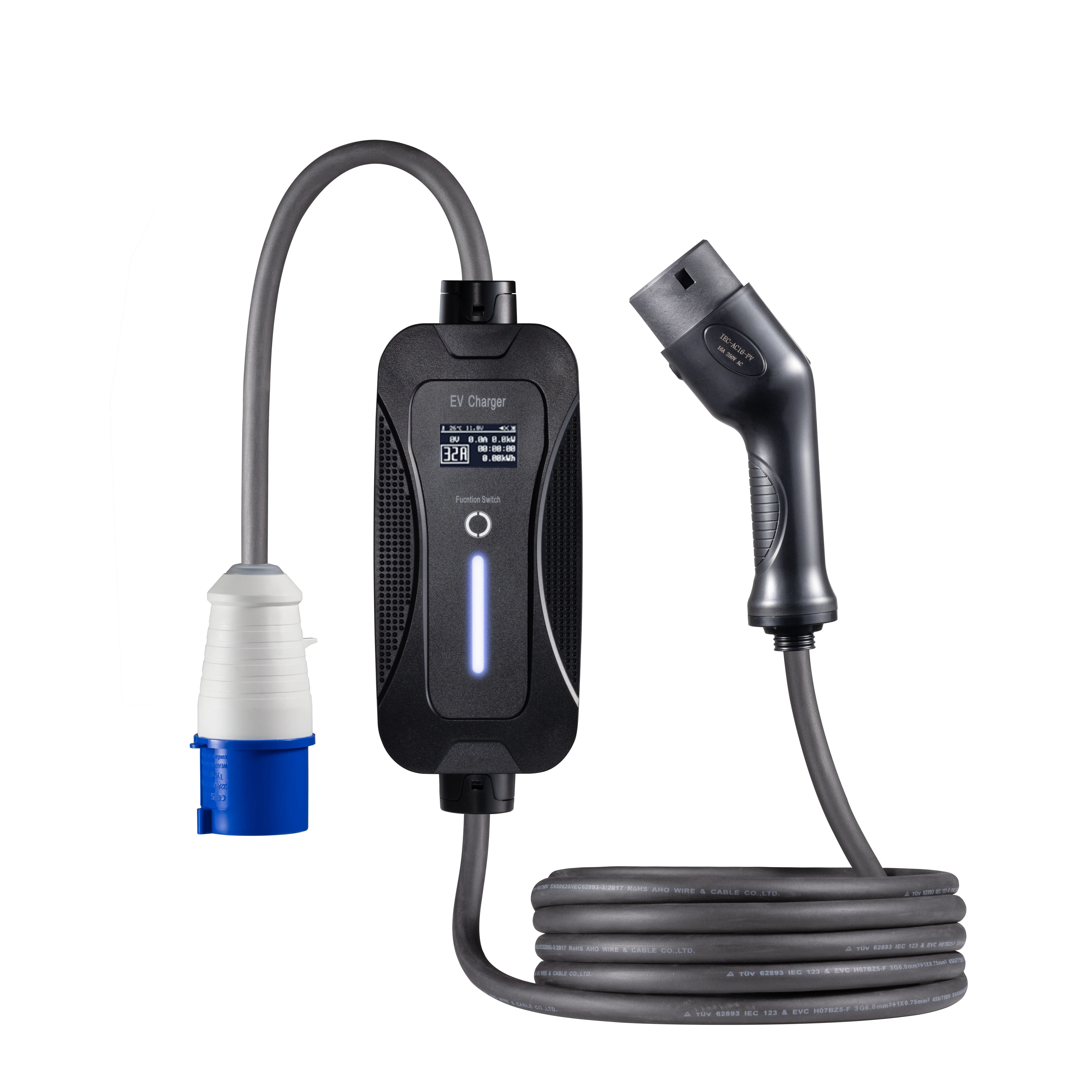 7KW Household EV Charging Box 6-32A Current Adjustable Electric Vehicle EV Charging Station EV Car Charger
7KW Household EV Charging Box 6-32A Current Adjustable Electric Vehicle EV Charging Station EV Car Charger