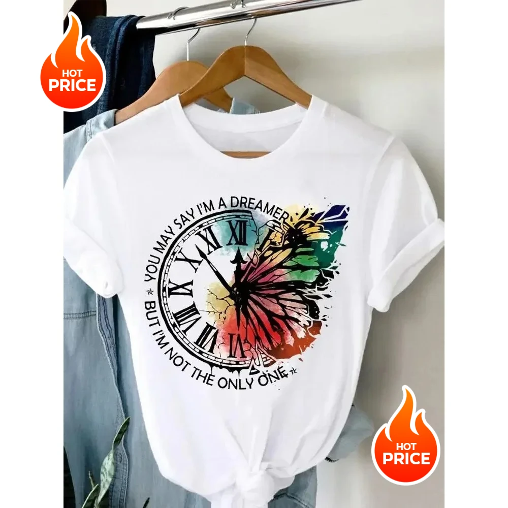 Top Casual Trend Tshirt Travel Graphic T-Shirt Lady Watercolor Lovely Flamingo Women Short Sleeve Fashion Y2K Streetwear
Top Casual Trend Tshirt Travel Graphic T-Shirt Lady Watercolor Lovely Flamingo Women Short Sleeve Fashion Y2K Streetwear