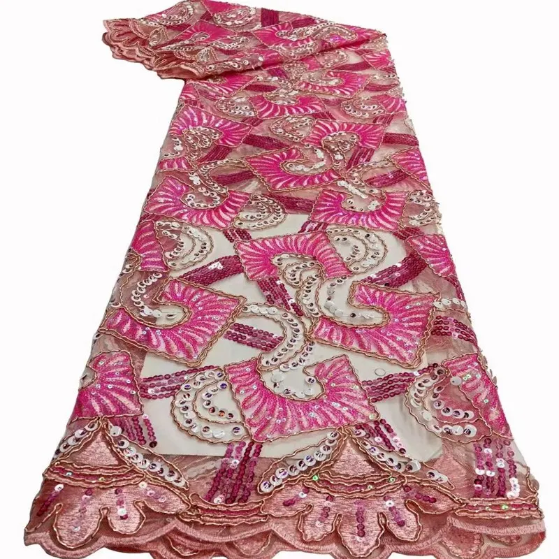 Latest African Fabric With Sequins French Tulle Lace African Mesh Lace Nigerian Embroidery For Wedding TS1485
Latest African Fabric With Sequins French Tulle Lace African Mesh Lace Nigerian Embroidery For Wedding TS1485