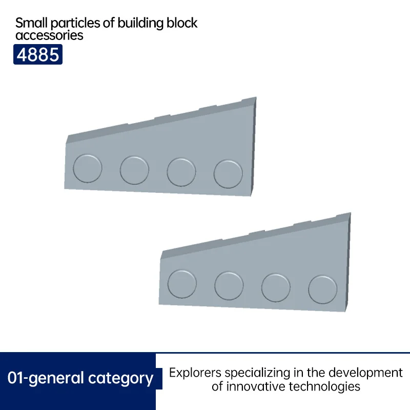 Precision Brick 58Pcs/Lot 41768 Wedge Brick 4X2 Left Basic Blocks Norm Classic Accessorie of Moc Compatibility with Logo Toys
Precision Brick 58Pcs/Lot 41768 Wedge Brick 4X2 Left Basic Blocks Norm Classic Accessorie of Moc Compatibility with Logo Toys