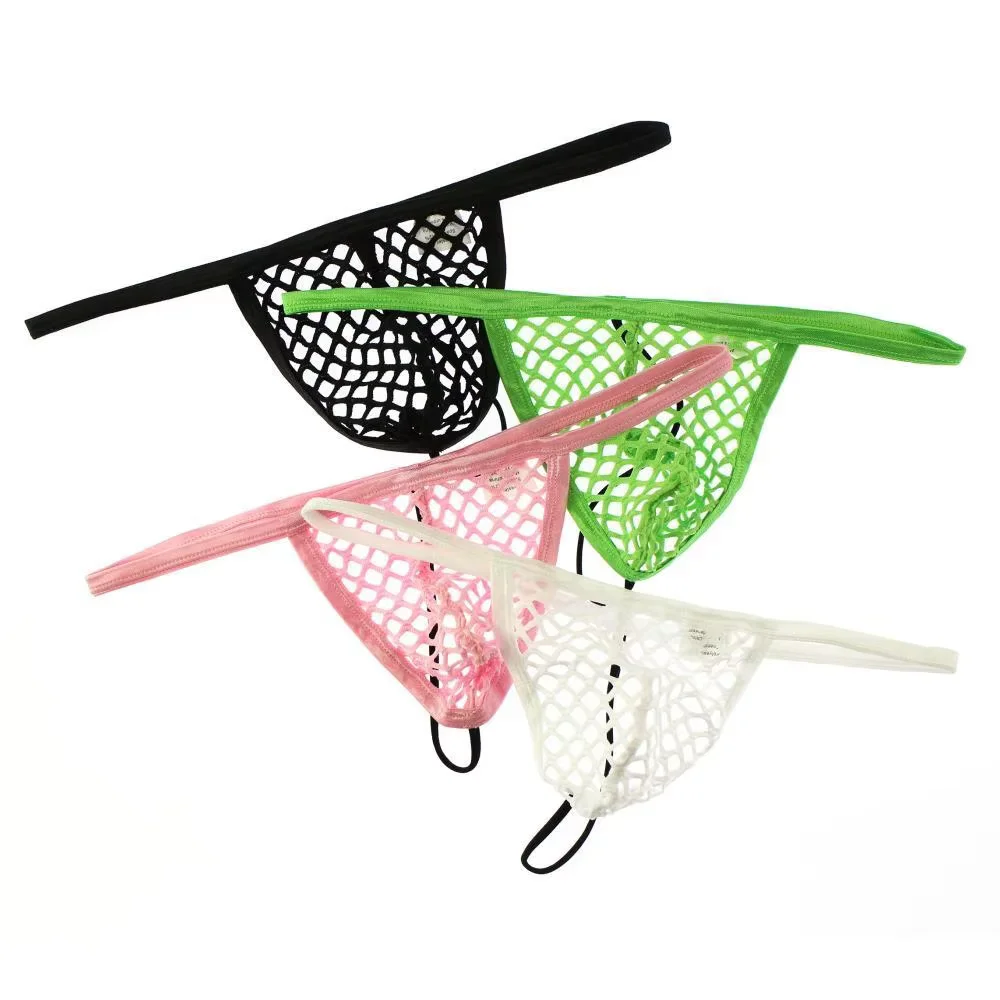 Men's Sexy Single Strap Thongs Underwear Large Mesh Net Design U-Convex Pouch Low-Rise Backless Fit Revealing for Intimate Wear
Men's Sexy Single Strap Thongs Underwear Large Mesh Net Design U-Convex Pouch Low-Rise Backless Fit Revealing for Intimate Wear