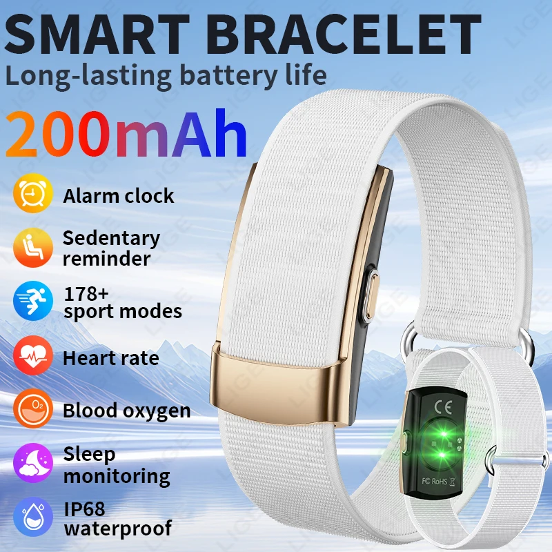 New No Screen Smartwatch 25 Days Battery Life Smart Band Heart Rate Monitoring 178+ Sports Modes Smart Bracelet Fitness Trackers
New No Screen Smartwatch 25 Days Battery Life Smart Band Heart Rate Monitoring 178+ Sports Modes Smart Bracelet Fitness Trackers