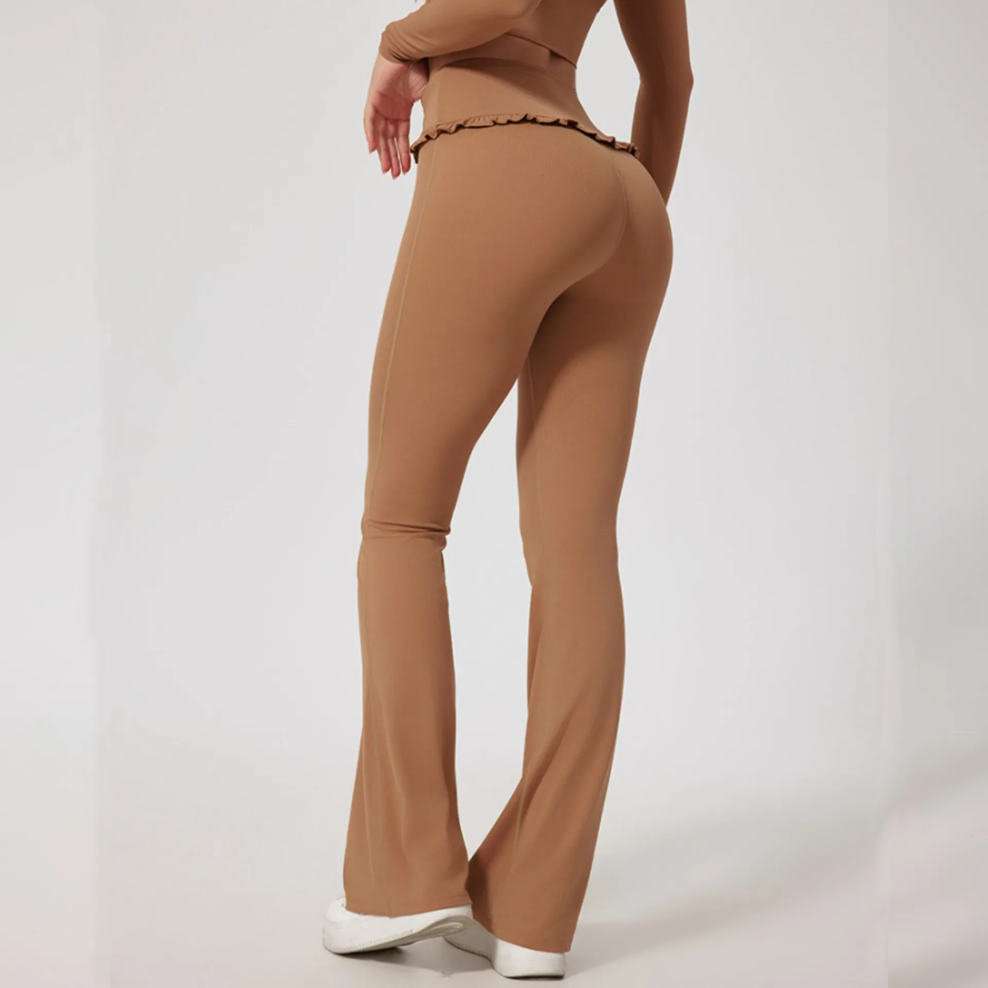 Женские расклешенные брюки для йоги с высокой талией, сексуальные, с отделкой в виде листьев лотоса, для фитнеса, тренировок, бега, танцев, повседневные спортивные штаны
Женские расклешенные брюки для йоги с высокой талией, сексуальные, с отделкой в виде листьев лотоса, для фитнеса, тренировок, бега, танцев, повседневные спортивные штаны