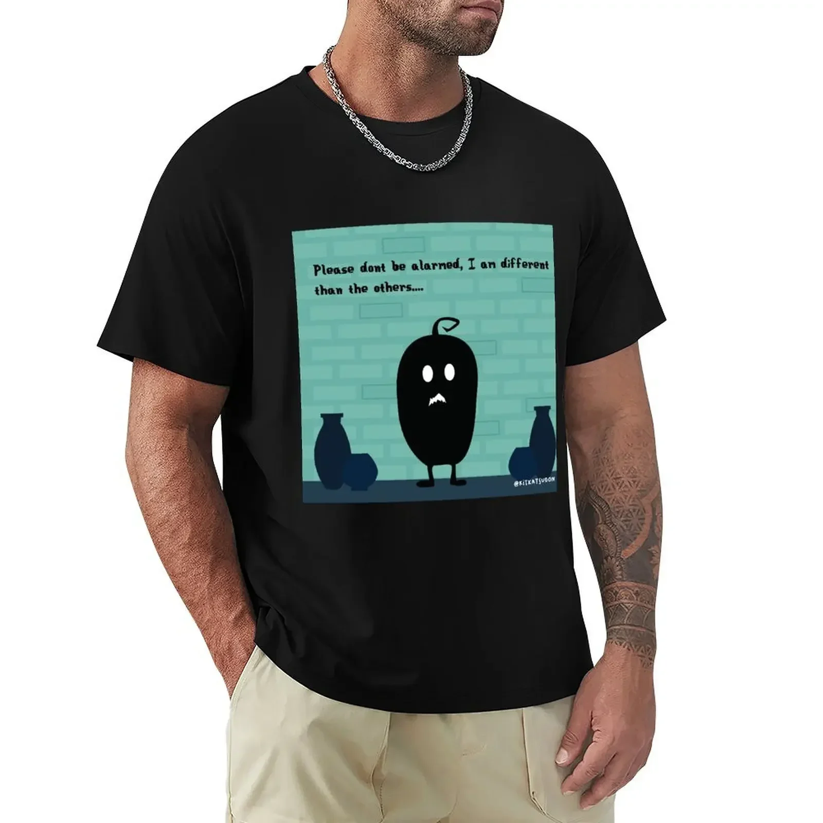 Stardew Valley Krobus Sewers T-shirt cute tops aesthetic clothes customizeds men workout shirt heavyweight Round Collar Outfits
Stardew Valley Krobus Sewers T-shirt cute tops aesthetic clothes customizeds men workout shirt heavyweight Round Collar Outfits