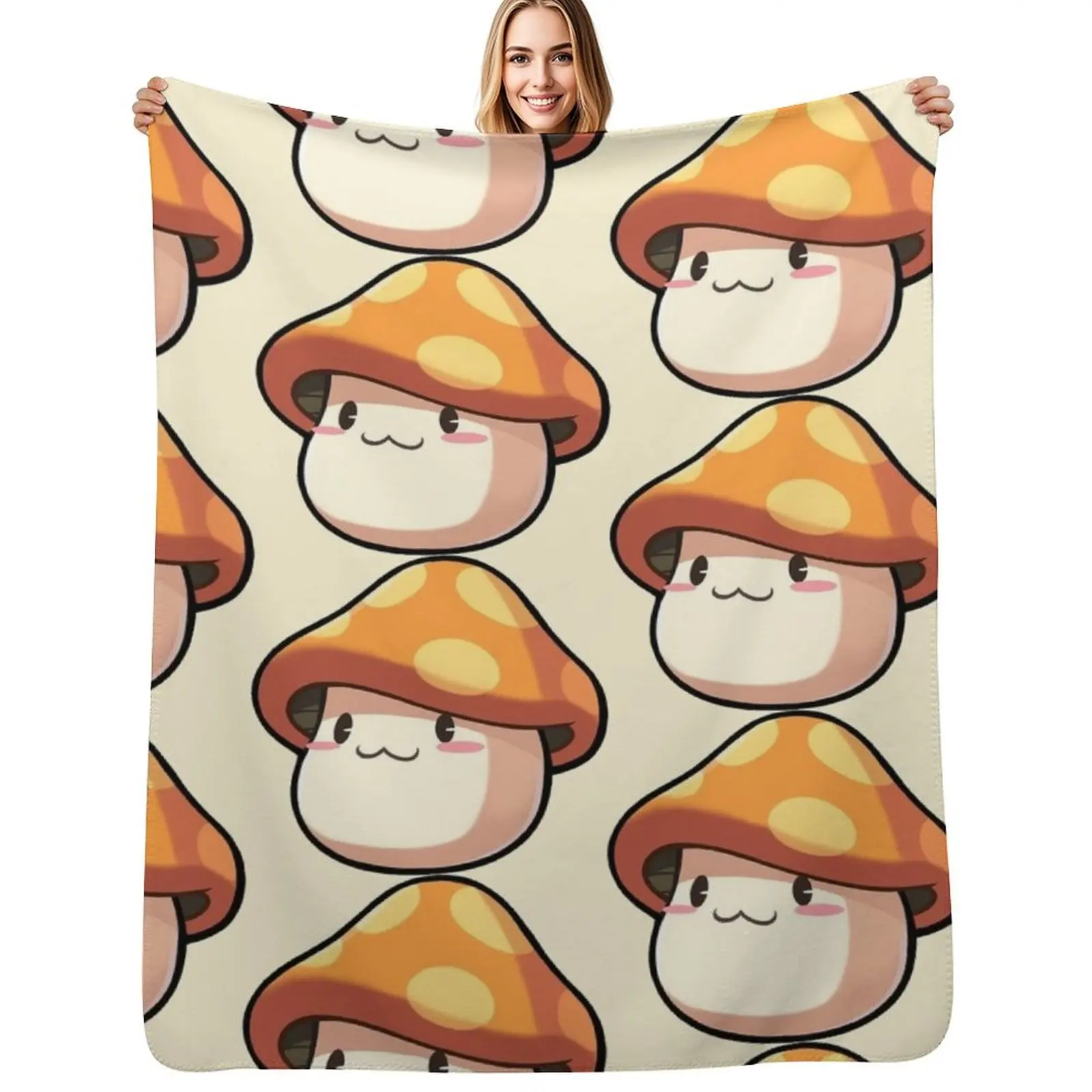 Maplestory M Mushroom (cream background) Throw Blanket Luxurious Soft Blanket Holiday Gift for Family
Maplestory M Mushroom (cream background) Throw Blanket Luxurious Soft Blanket Holiday Gift for Family