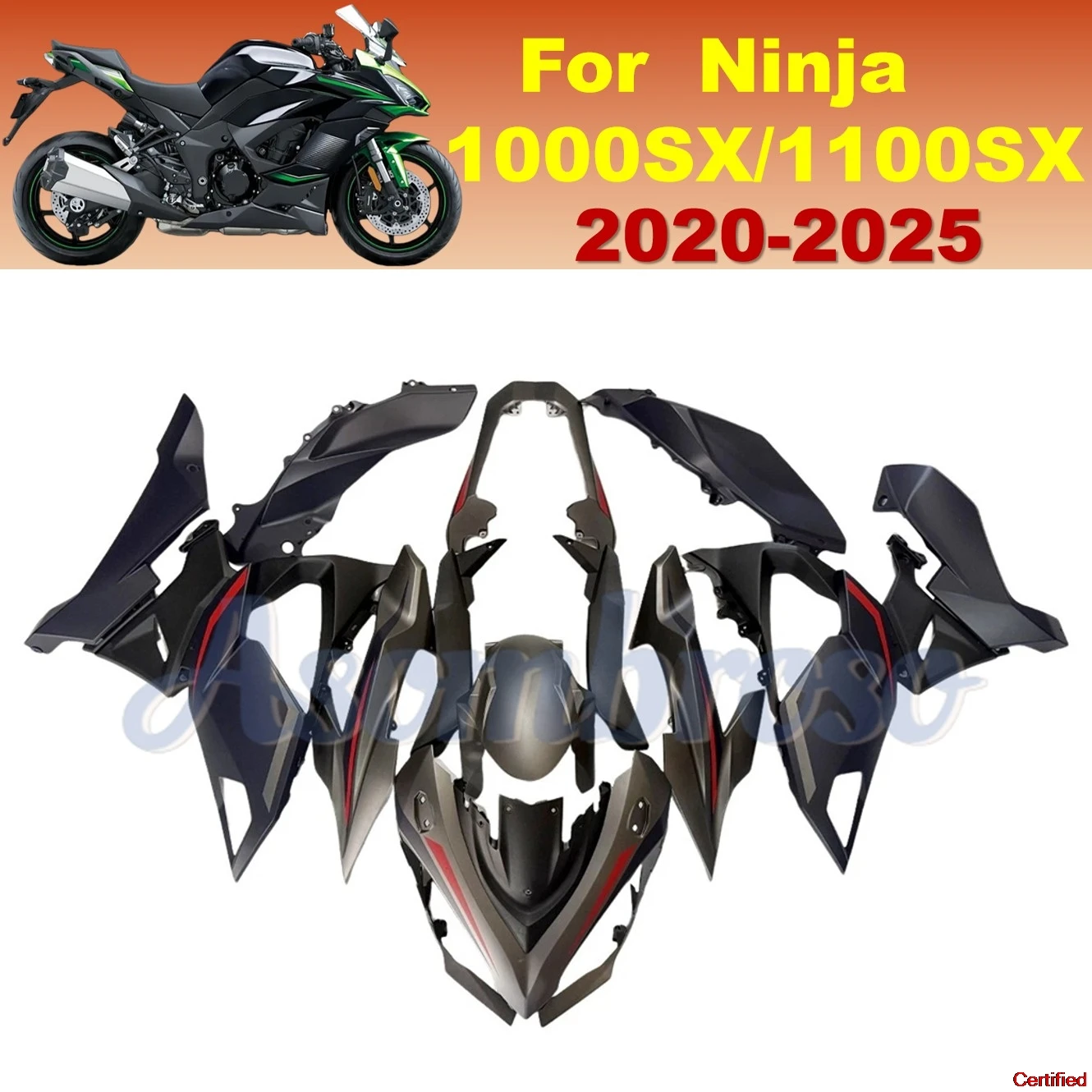 Motorcycles Fairing Kit For Ninja Z1000 2020-2025 Z1000SX Z 1000SX 1100SX 2021 2022 2023 2024 Z1100 ABS Bodywork Hulls
Motorcycles Fairing Kit For Ninja Z1000 2020-2025 Z1000SX Z 1000SX 1100SX 2021 2022 2023 2024 Z1100 ABS Bodywork Hulls