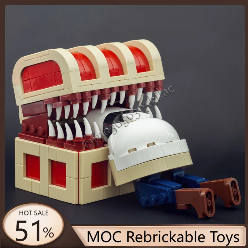 415 PCS MOC Famous Movie RolesTreasure Chest Monster Model Building Blocks DIY Assembly Bricks Toys For Children Birthday Gifts
415 PCS MOC Famous Movie RolesTreasure Chest Monster Model Building Blocks DIY Assembly Bricks Toys For Children Birthday Gifts