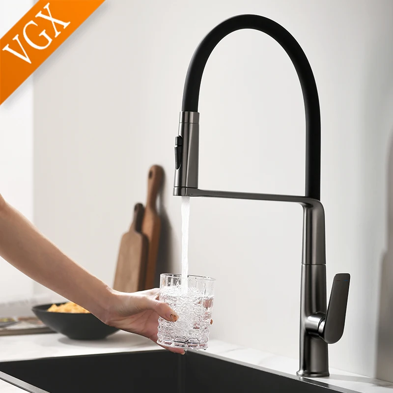 VGX Kitchen Faucet Sink Faucets Rubber Pull Down Stream Sprayer Taps Rotatable Kitchen Mixer Water Tap Hot Cold Crane Rose Gold
VGX Kitchen Faucet Sink Faucets Rubber Pull Down Stream Sprayer Taps Rotatable Kitchen Mixer Water Tap Hot Cold Crane Rose Gold