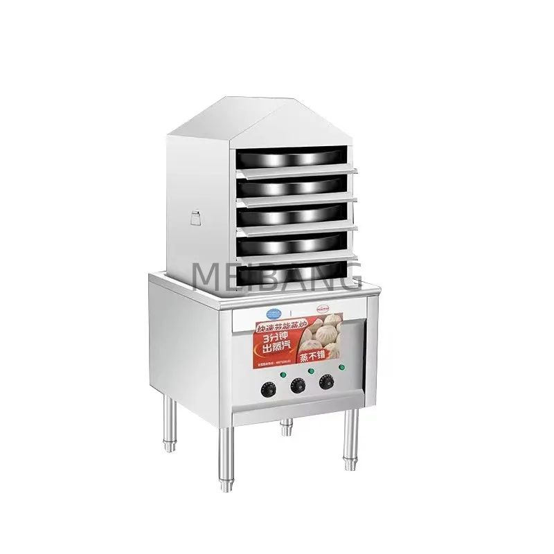 Automatic Large Capacity Rice Steamer Machine Noodles Roll Steamer Wholesale Commercial Food Warmer Electric Momo Steamer
Automatic Large Capacity Rice Steamer Machine Noodles Roll Steamer Wholesale Commercial Food Warmer Electric Momo Steamer