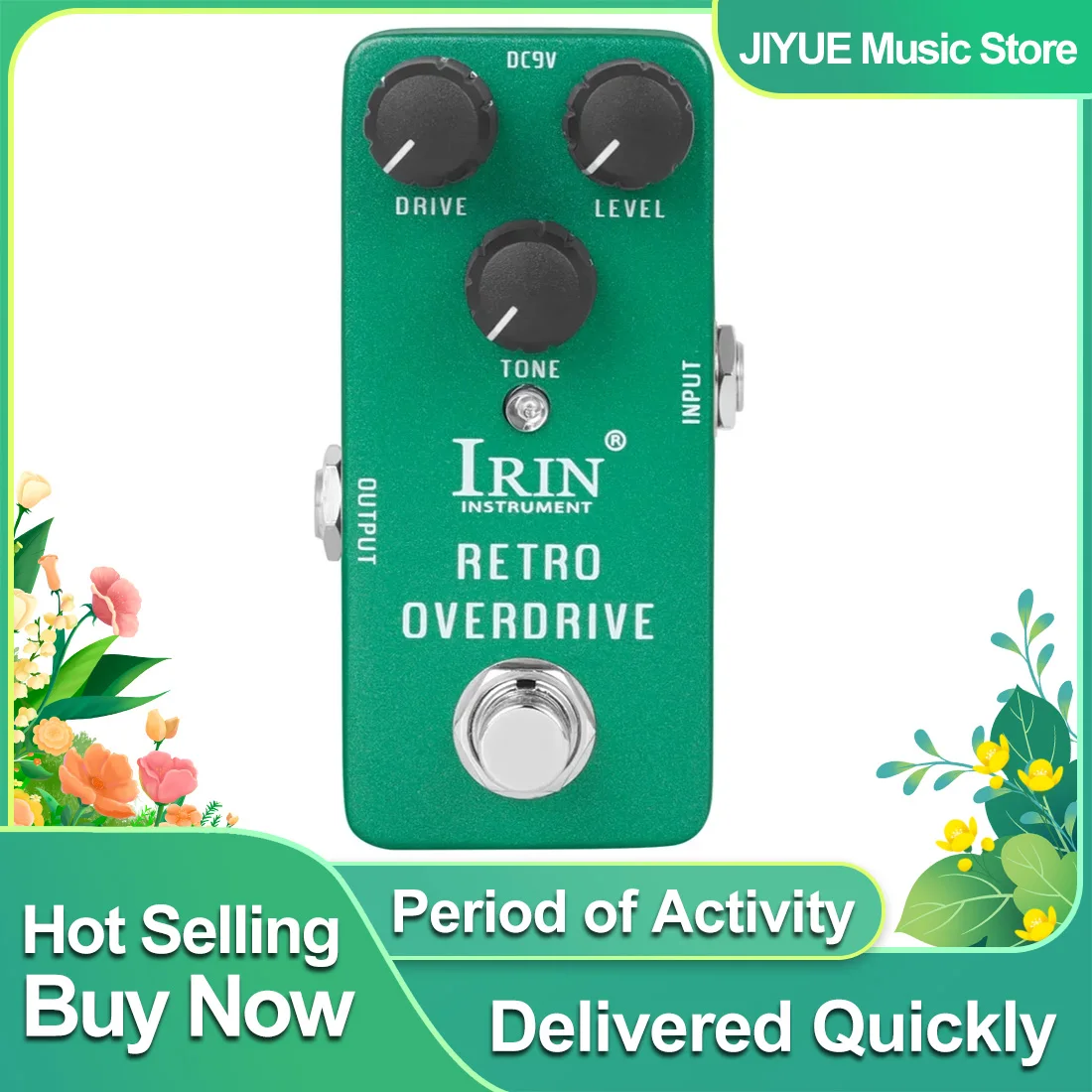 IRIN RS-01 Ретро Педаль эффектов для гитары Overdrive Профессии эффектов True Bypass Педали Аксессуары для электрогитары
IRIN RS-01 Ретро Педаль эффектов для гитары Overdrive Профессии эффектов True Bypass Педали Аксессуары для электрогитары