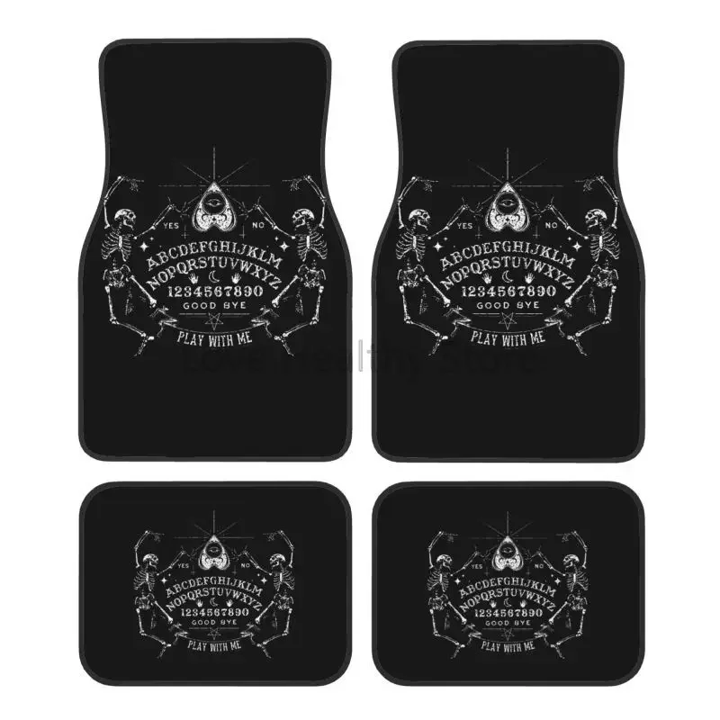 Набор автомобильных ковриков Ouija Board из 4 винтажных передних и задних ковров со скелетом, нескользящие автомобильные коврики для ног, универсальные для автомобиля, внедорожника
Набор автомобильных ковриков Ouija Board из 4 винтажных передних и задних ковров со скелетом, нескользящие автомобильные коврики для ног, универсальные для автомобиля, внедорожника