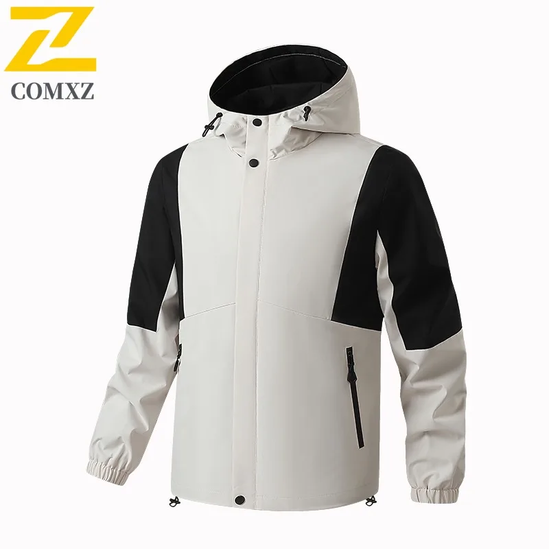 Men Windproof Waterproof Hiking Jacket Spring Autumn Outdoor Parka with Breathable Color-Blocking Design for Mountain Climbing
Men Windproof Waterproof Hiking Jacket Spring Autumn Outdoor Parka with Breathable Color-Blocking Design for Mountain Climbing