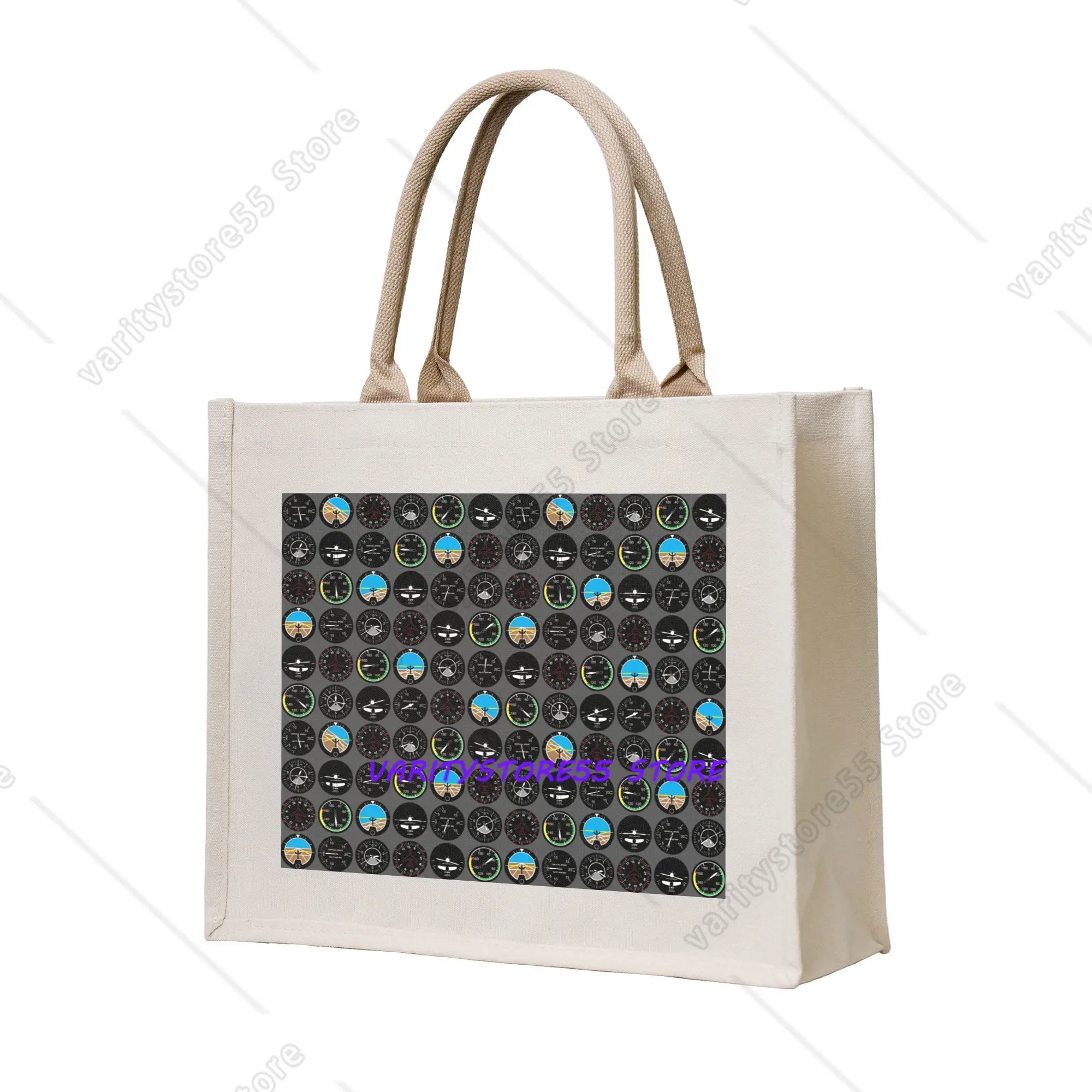 Fashion Aviation Airplane Flight Instruments Shopping Tote Bag Portable Plane Aviator Pilot Gift Grocery Shoulder Shopper Bag
Fashion Aviation Airplane Flight Instruments Shopping Tote Bag Portable Plane Aviator Pilot Gift Grocery Shoulder Shopper Bag