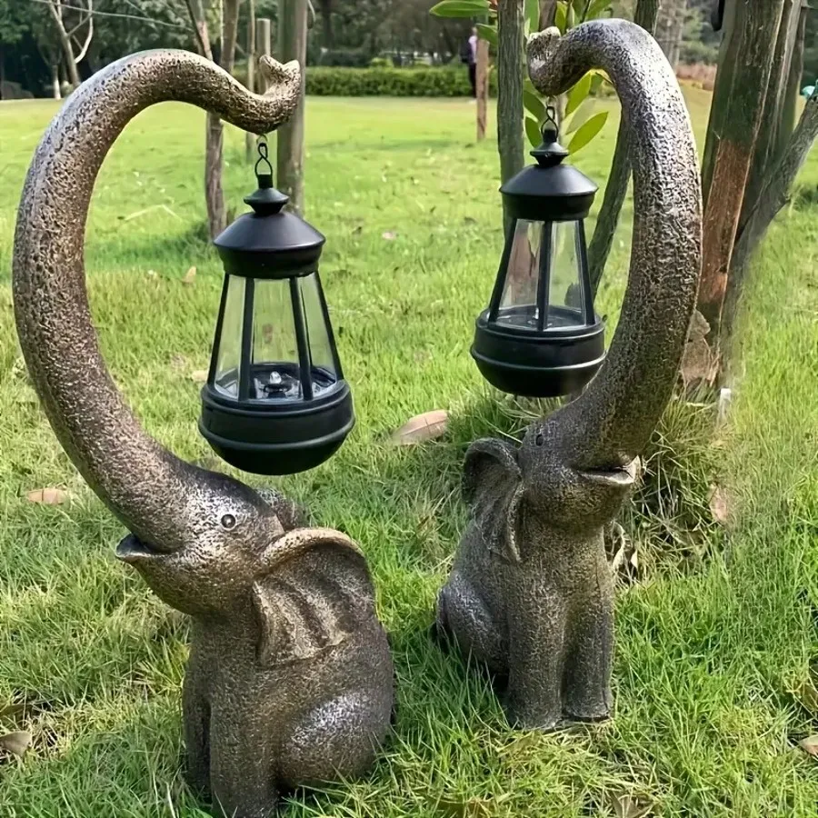 Solar-Powered Elephant Garden Lights Resin Sculpture Lantern Patio Yard Valentine Gift
Solar-Powered Elephant Garden Lights Resin Sculpture Lantern Patio Yard Valentine Gift