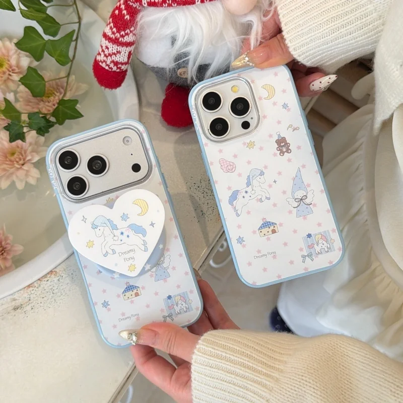 Korean Cute Rabbit Bear Pony Magnetic Phone Case For iPhone 17 16 Pro 14 15 Pro Max Back Cover with Love Stand Cartoon Cases Fun
Korean Cute Rabbit Bear Pony Magnetic Phone Case For iPhone 17 16 Pro 14 15 Pro Max Back Cover with Love Stand Cartoon Cases Fun