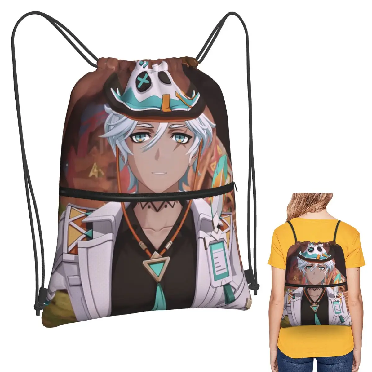 Ifa Anime Game Genshin Impact Backpacks Multi-function Drawstring Bags Shoes Bag Book Bags for Man Woman Students
Ifa Anime Game Genshin Impact Backpacks Multi-function Drawstring Bags Shoes Bag Book Bags for Man Woman Students